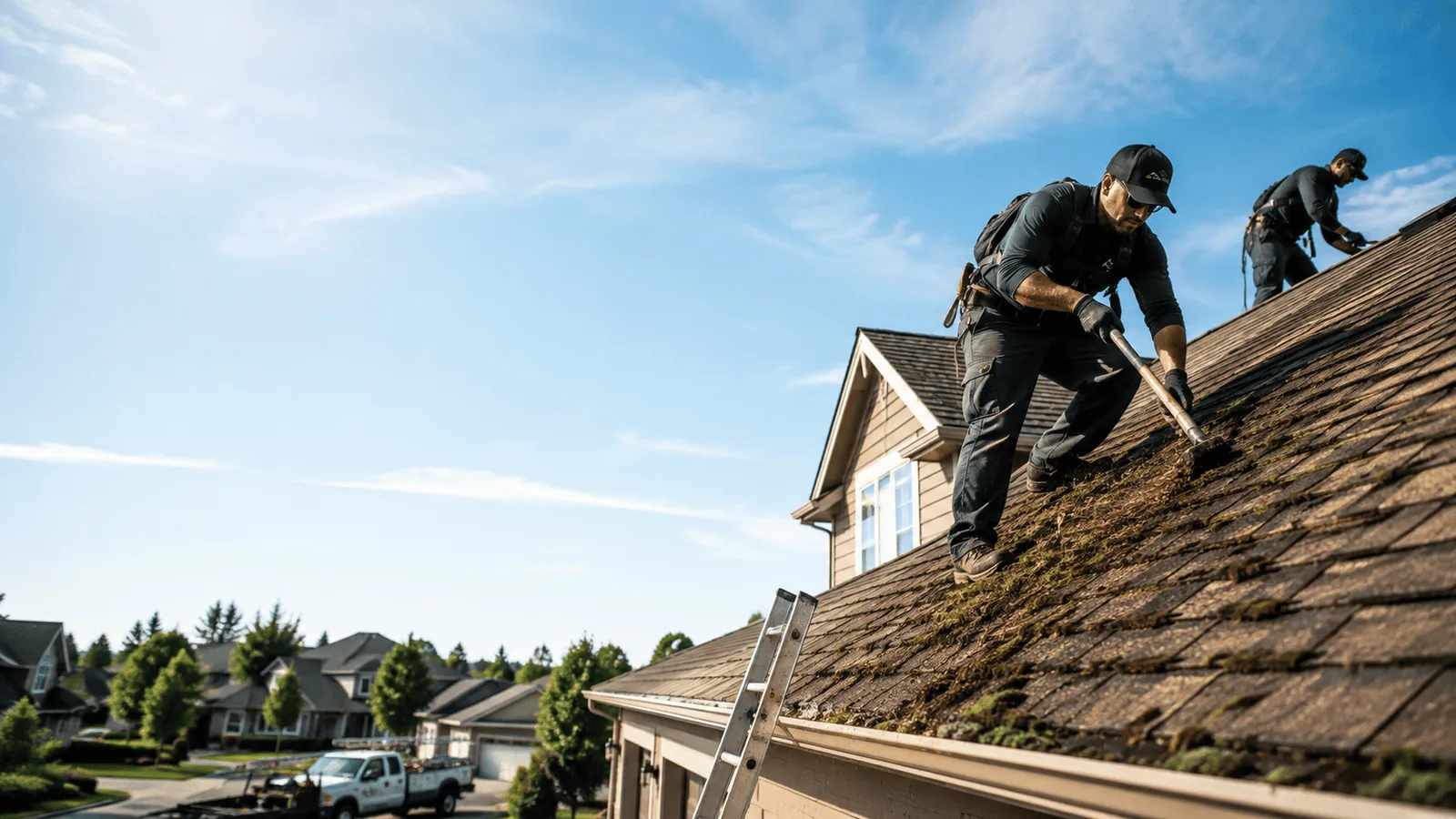 Roof Moss Removal in Norman, OK near me